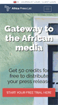 Mobile Screenshot of africapresslist.com